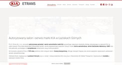 Desktop Screenshot of etrans.pl